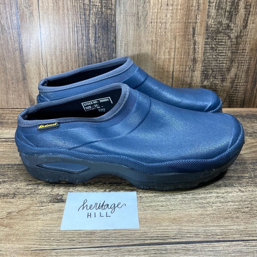 LaCrosse Alpha Muddy Waterproof Slip On Shoes- Mens 11